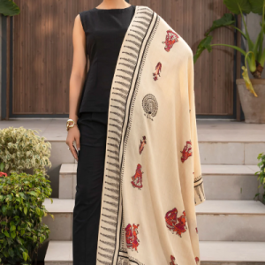 Anatolia Block Print Luxe Shawl
