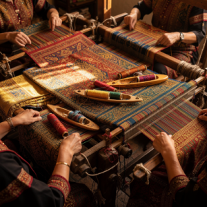 Shawl Weaving