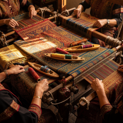 Shawl Weaving