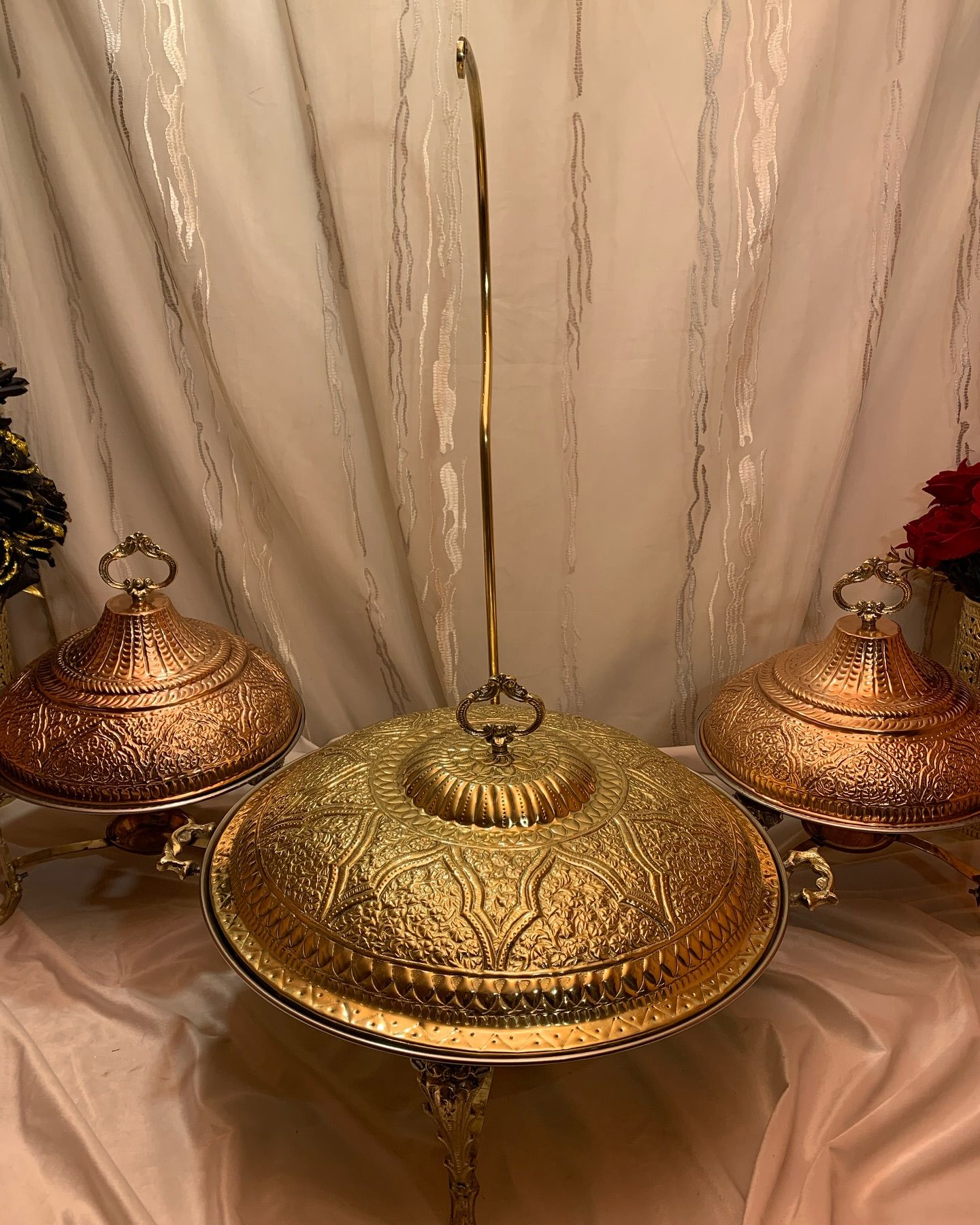 Brass Chafing Kabab Dishes